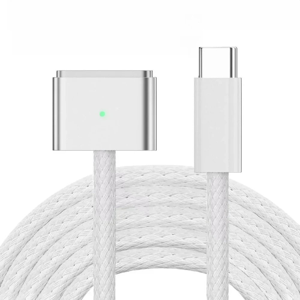 USB Type-C to for Magsafe 3 Magnetic Charger Cord Laptop Charging Cable Converter PD 140W for MacBook Air/Pro A2442 A2485 A2681