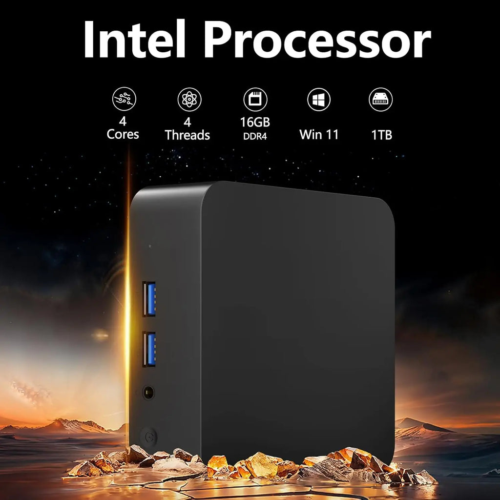 2026 Intel N150 Mini PC Windows 11 Intel Core i9 10980HK 16GB 32GB RAM Pocket Desktop PC 1TB 2TB SSD WiFi6 4KHD Gaming Computer