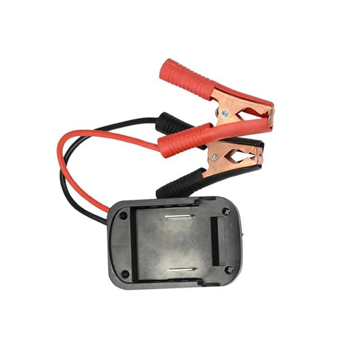 For Makita Car Battery Jump Starter Lithium Emergency Power Bank with Thickened Copper Clips with Dual USB Charging Ports