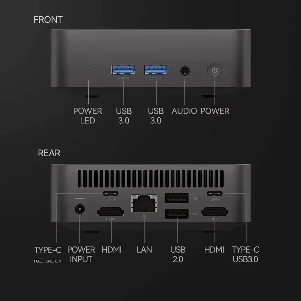 2026 Intel N150 Mini PC Windows 11 Intel Core i9 10980HK 16GB 32GB RAM Pocket Desktop PC 1TB 2TB SSD WiFi6 4KHD Gaming Computer