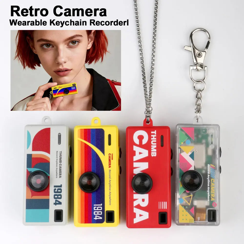 G6 Thumb Keychain Camera 0.96inch Mini Action Camera Retro Support Memory Card 1080P Very Small Camcorder Video Recorder 2026
