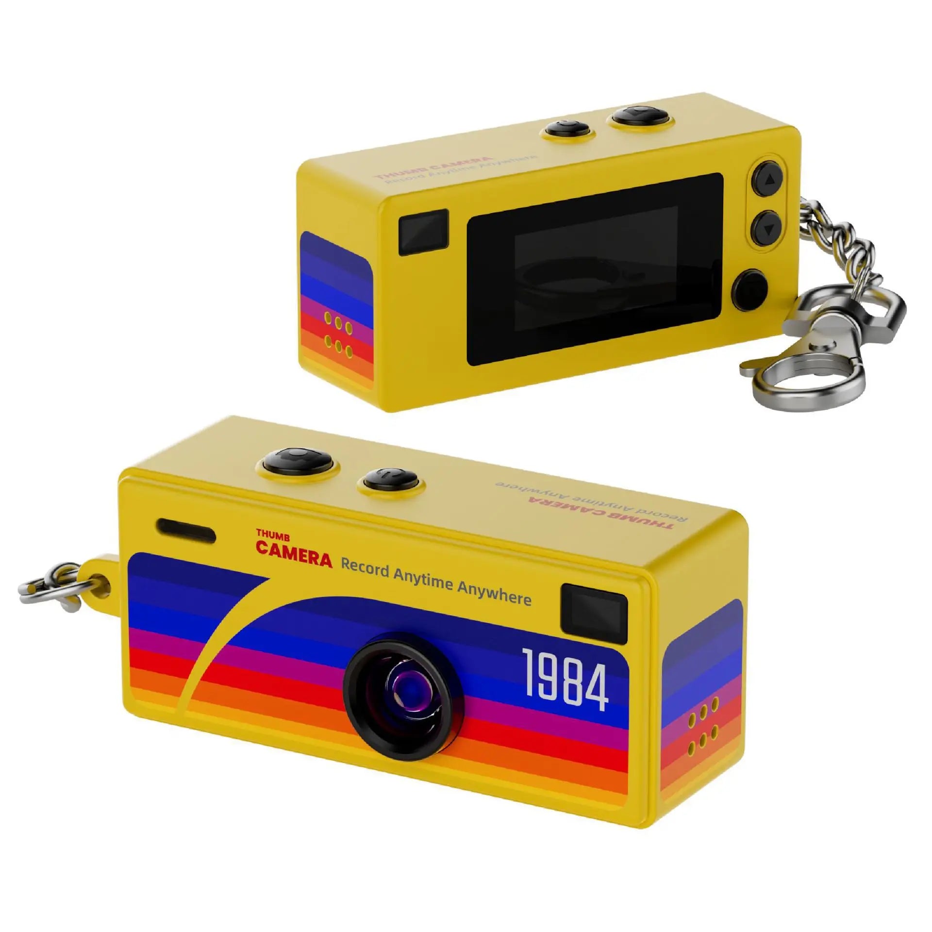 G6 Thumb Keychain Camera 0.96inch Mini Action Camera Retro Support Memory Card 1080P Very Small Camcorder Video Recorder 2026