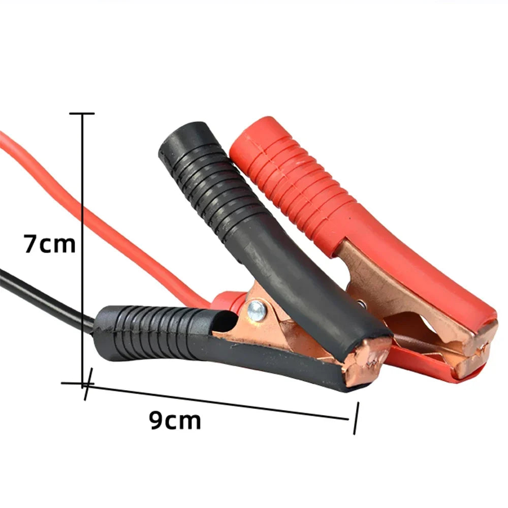 For Makita Car Battery Jump Starter Lithium Emergency Power Bank with Thickened Copper Clips with Dual USB Charging Ports